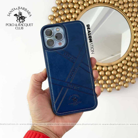 SBPRC Genuine Leather Santa Barbara Polo & Racquet Club