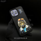 Santa Barbara 3D Tiger Embroidery Case