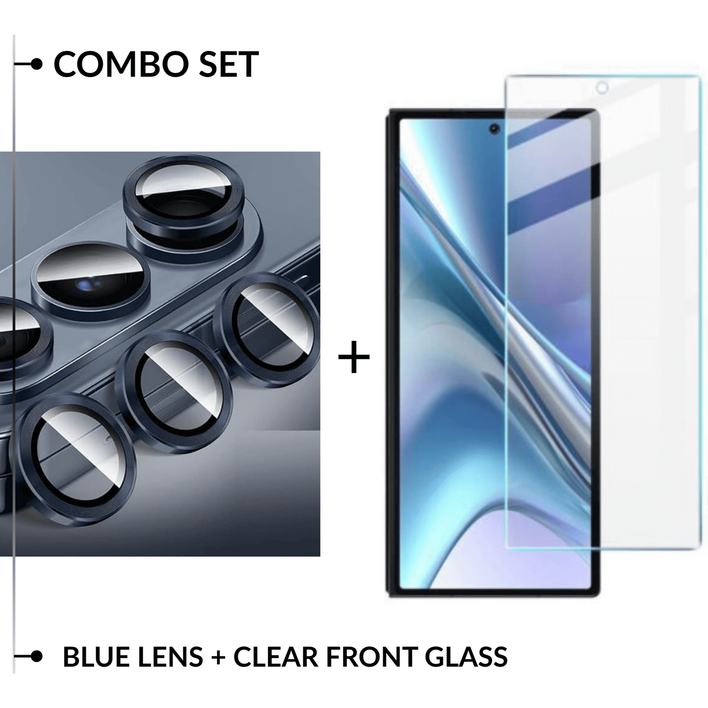 Front Screen + Lens Guard Combo Set For Galaxy Z Fold Series