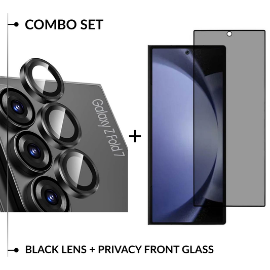 Front Screen + Lens Guard Combo Set For Galaxy Z Fold Series