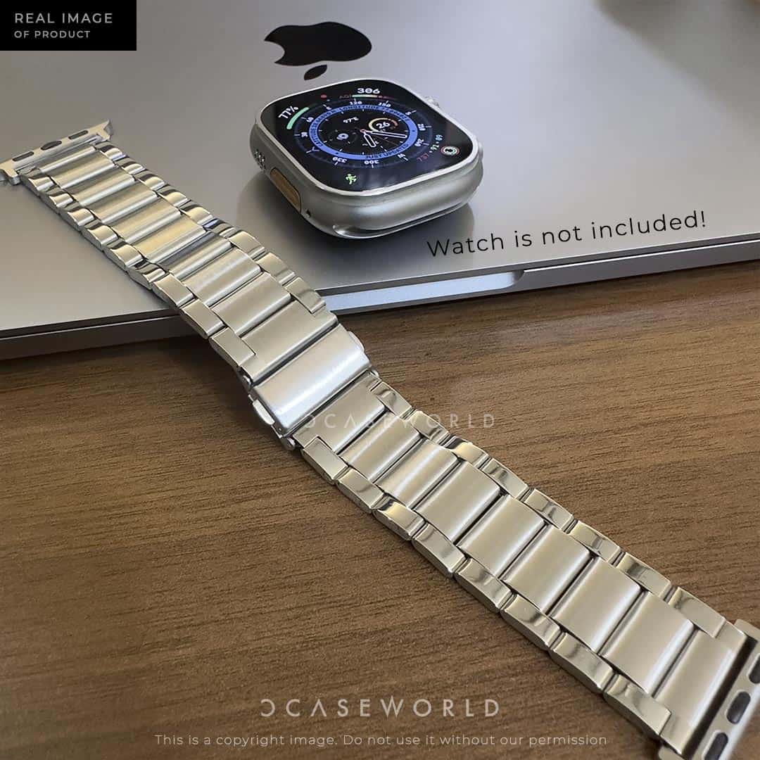 Luxury Stainless Steel Strap – 49/45/44/42 MM (watch not included)