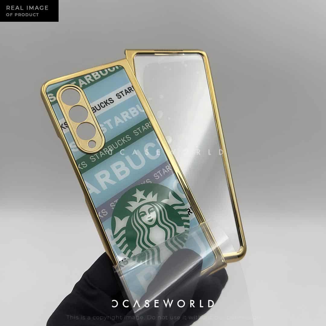 SB Glass Back with Golden Chrome and front Glass