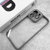 Crystal Clear Case with Metal Camera Protection and Action Button