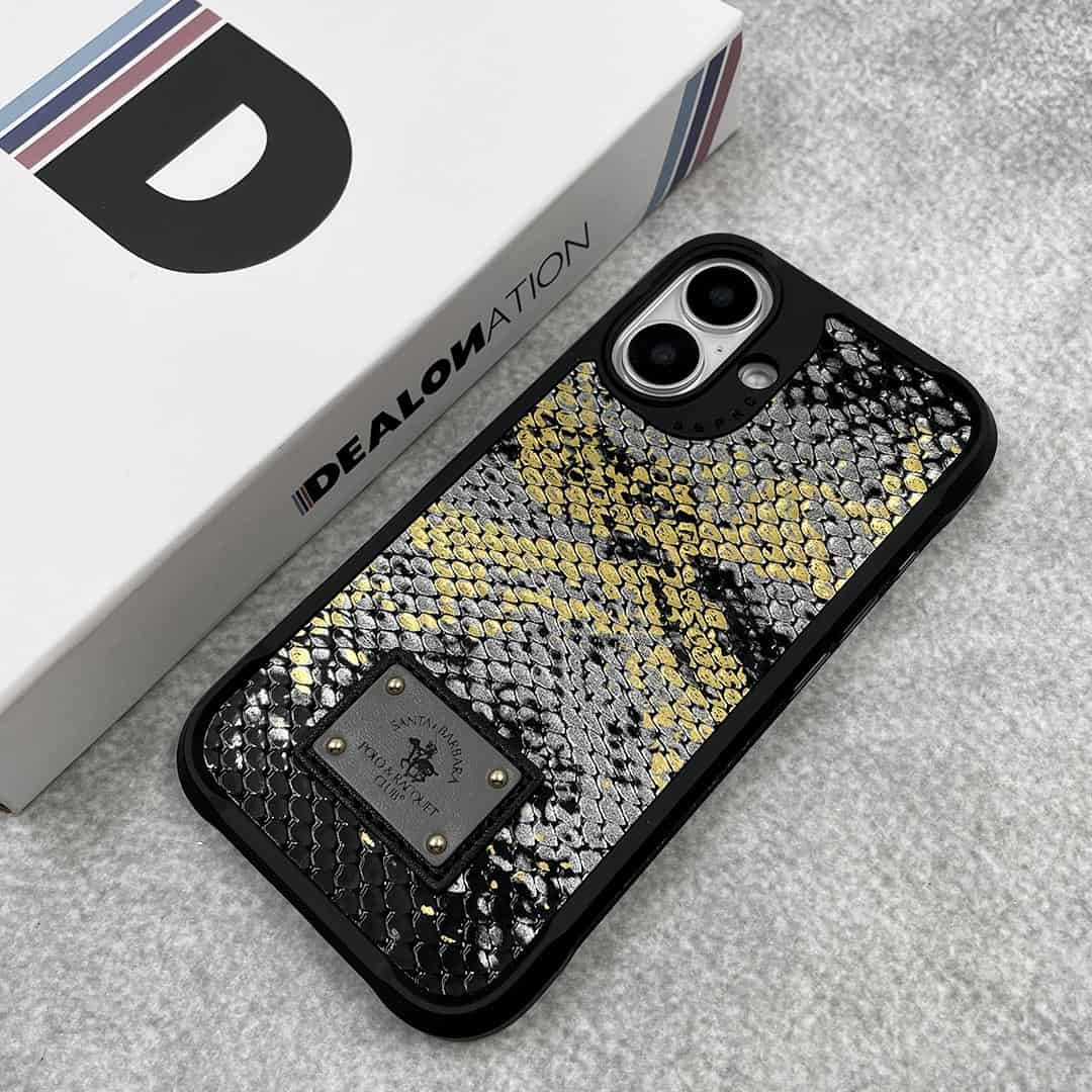 Santa Barbara Serpente Luxe Leather Case