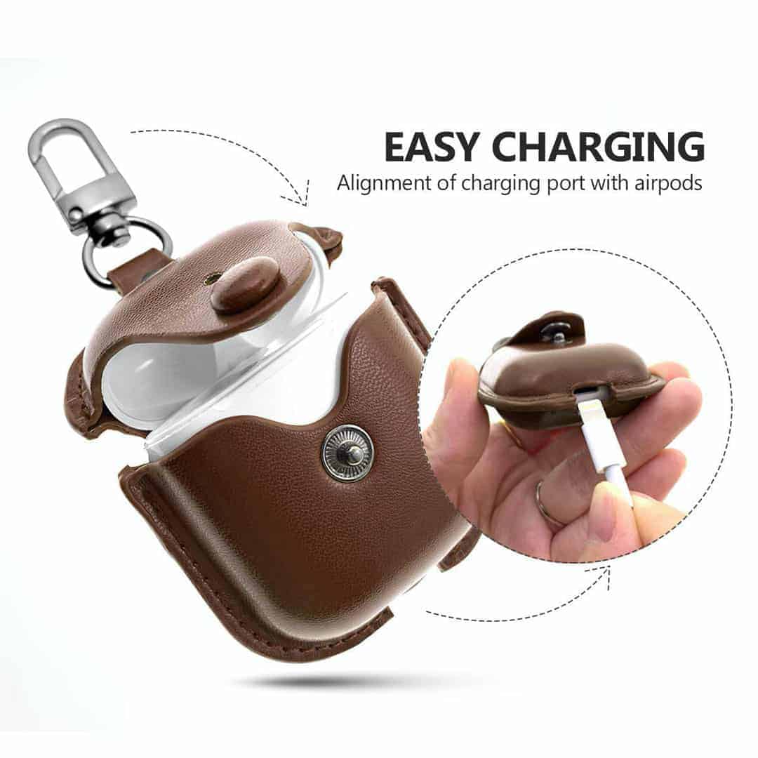 PU Leather AirPods Case
