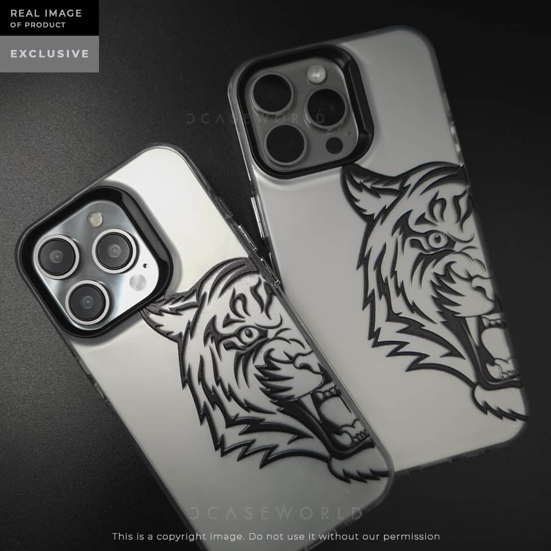 Tiger IMD Silver Grey Case