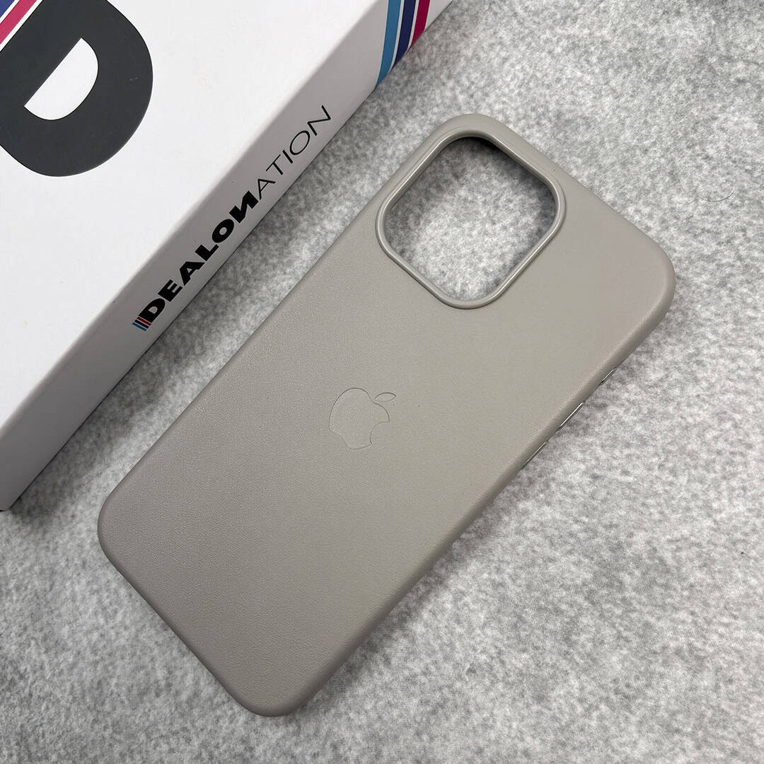 OG Leather Logo Case with MagSafe