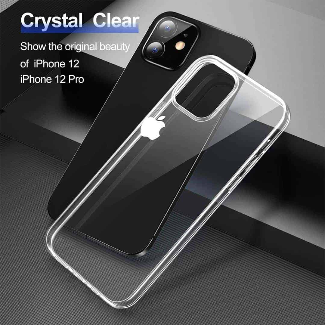 Slim Transparent Case with Drop Protection for iPhone 12 Series