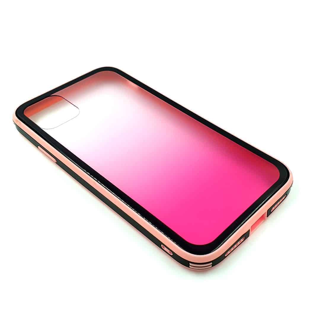 Transparent Gradient Bumper Candy Colors iPhone Case