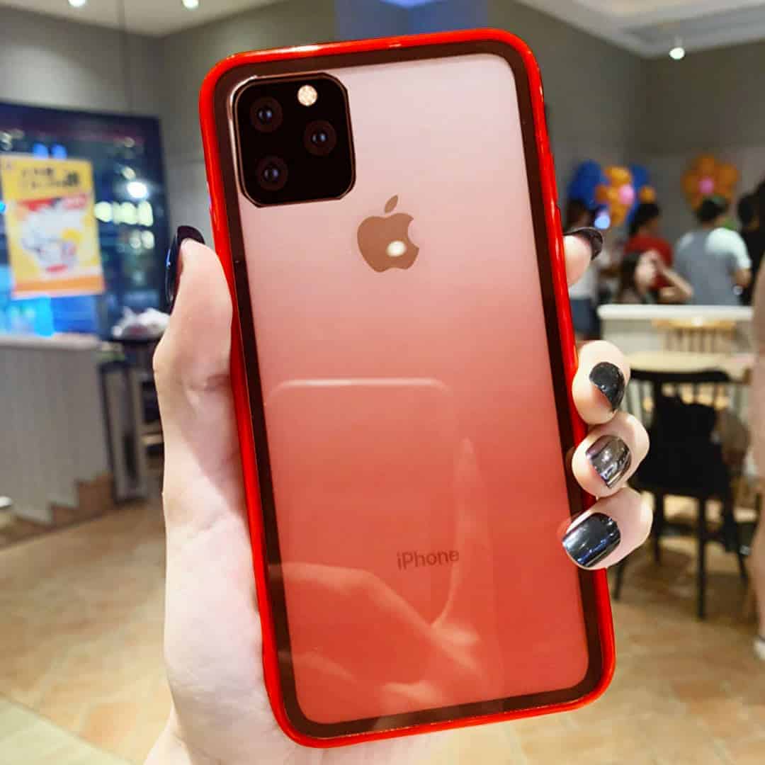 Transparent Gradient Bumper Candy Colors iPhone Case