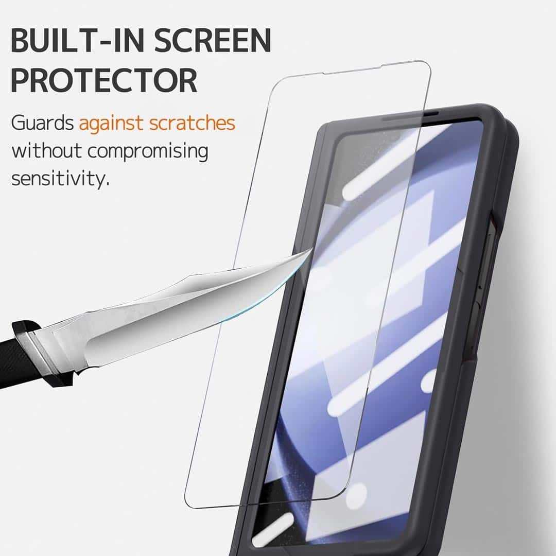 Ultra Smooth Matte Finish Z Fold 6 Case + Pen and Front Glass