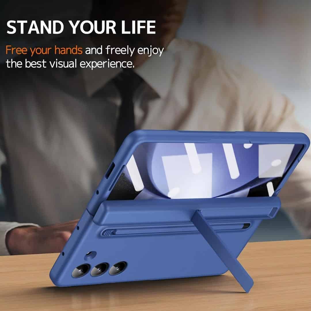 Ultra Smooth Matte Finish Z Fold 6 Case + Pen and Front Glass