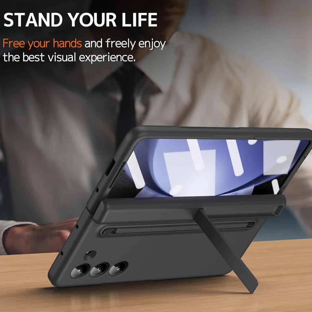 Ultra Smooth Matte Finish Z Fold 6 Case + Pen and Front Glass