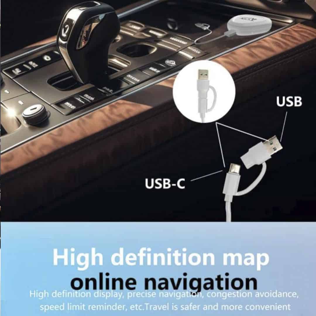 Upgrade Your Car′s Wired Carplay to Wireless Via USB+Type-C