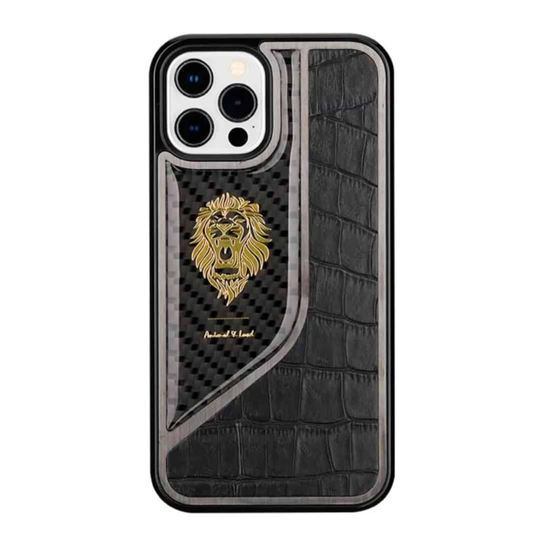 Premium Patent and Croco Pattern Leather Case