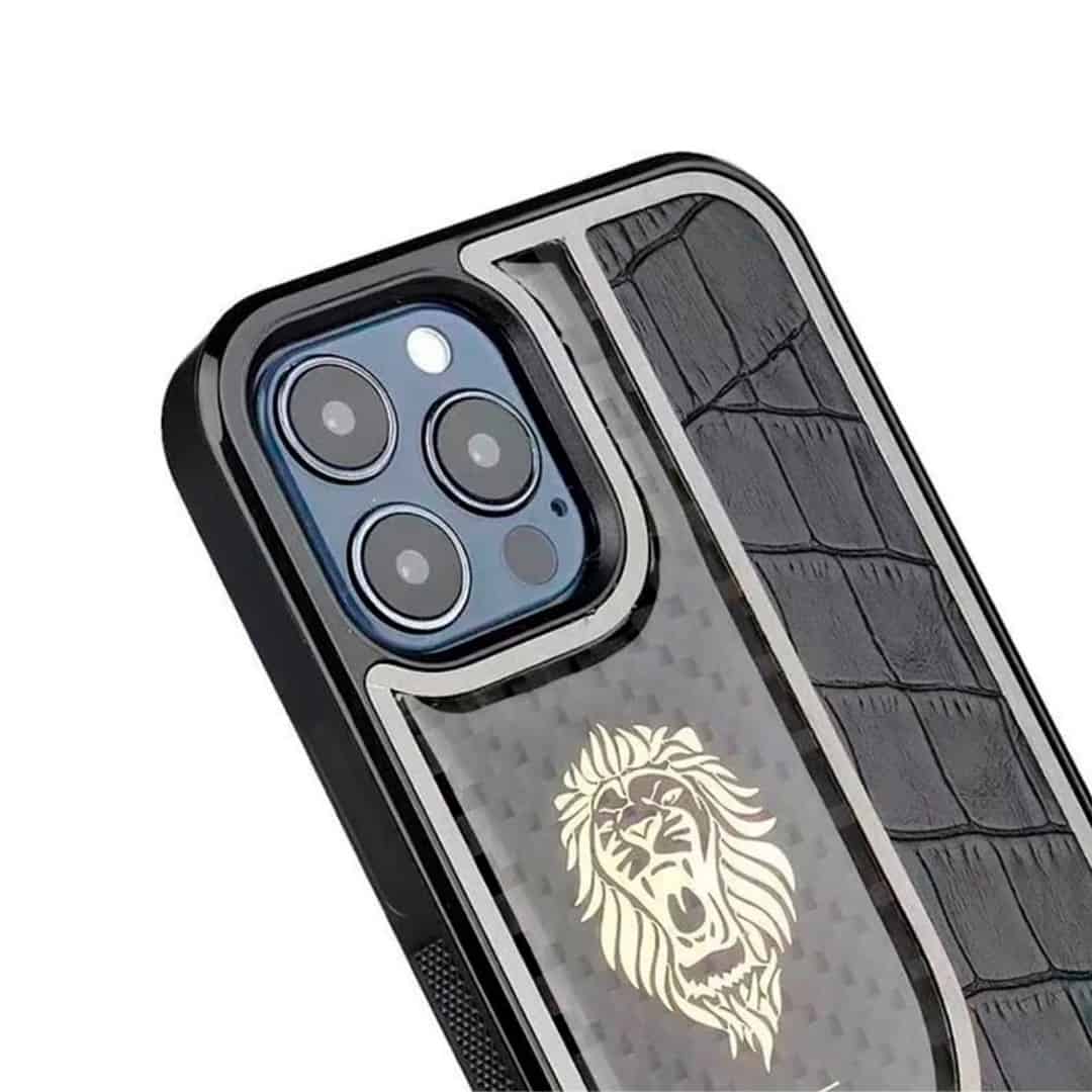 Premium Patent and Croco Pattern Leather Case
