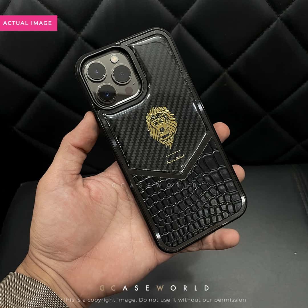 Premium Patent and Croco Pattern Leather Case