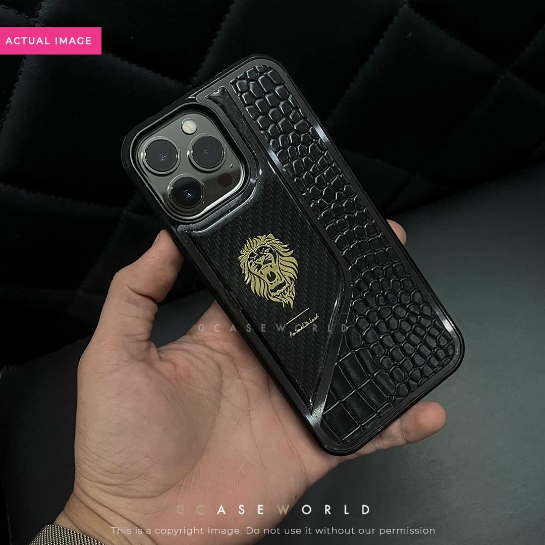 Premium Patent and Croco Pattern Leather Case