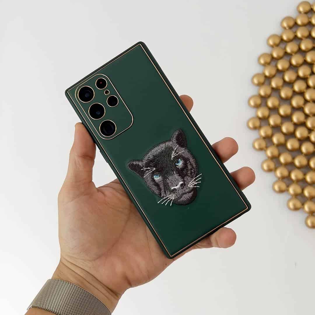 Premium TPU Embroidered Case For S22 Ultra