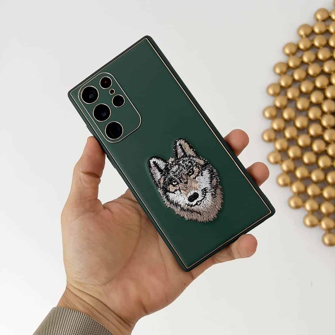 Premium TPU Embroidered Case For S22 Ultra