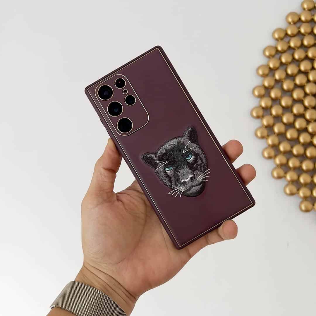 Premium TPU Embroidered Case For S22 Ultra