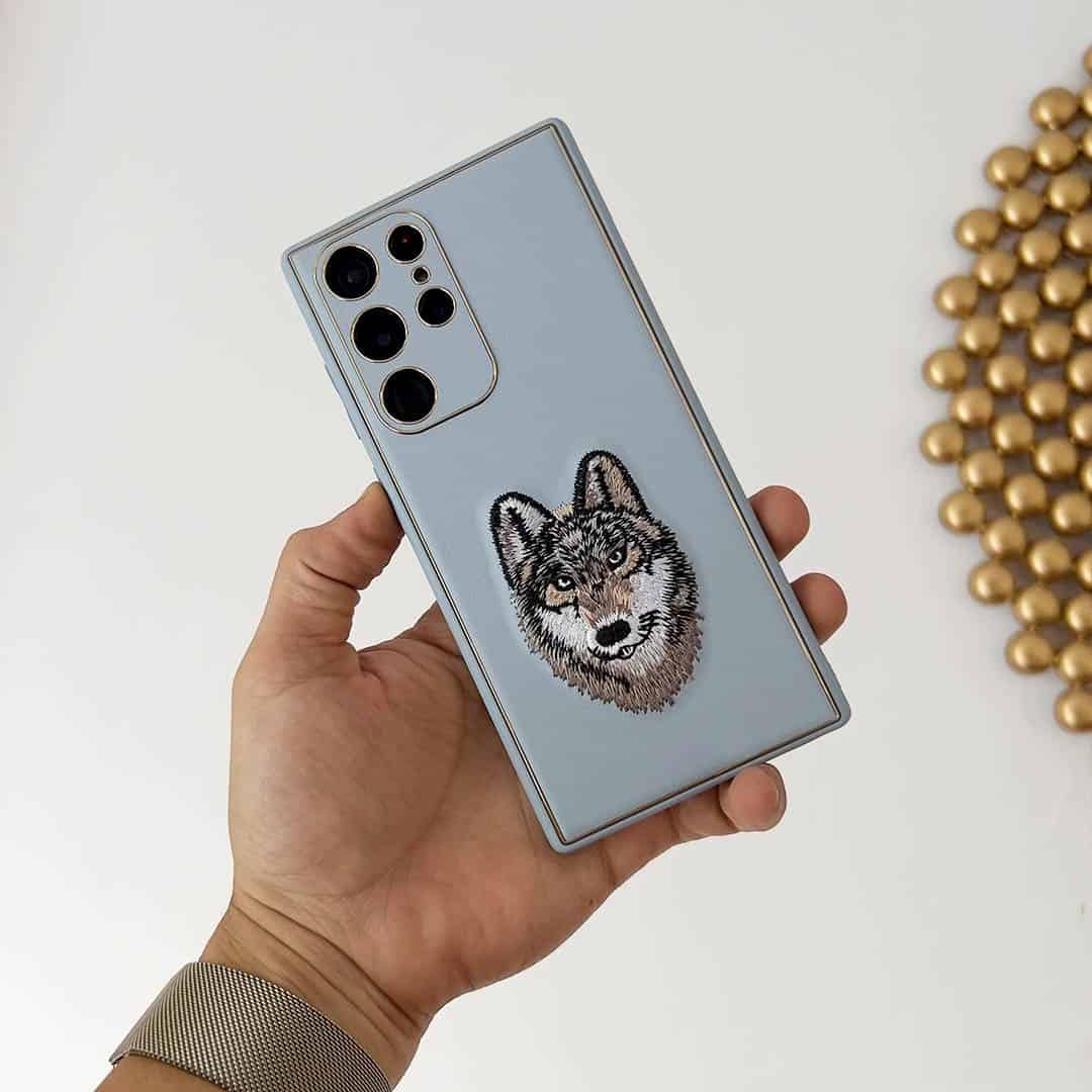 Premium TPU Embroidered Case For S22 Ultra