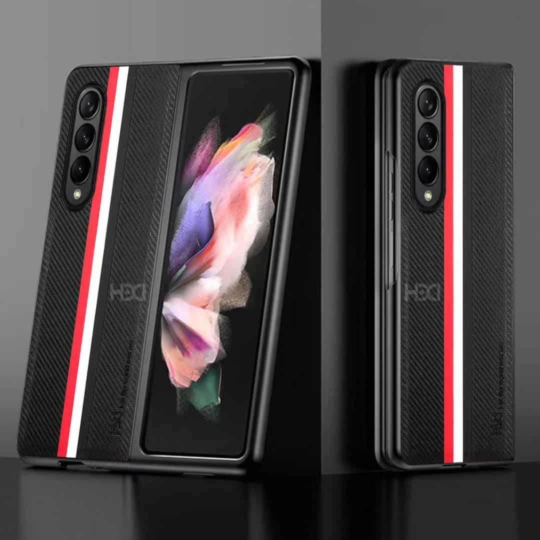 HBD Premium Fabric Leather Case for Fold 4