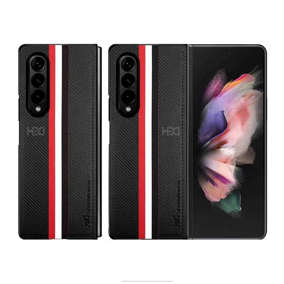 HBD Premium Fabric Leather Case for Fold 4