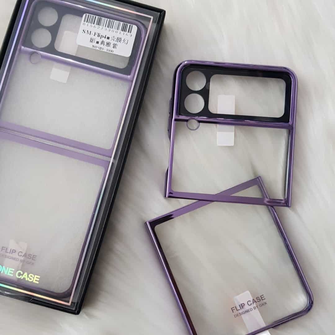 Purple Transee Case for Flip 4