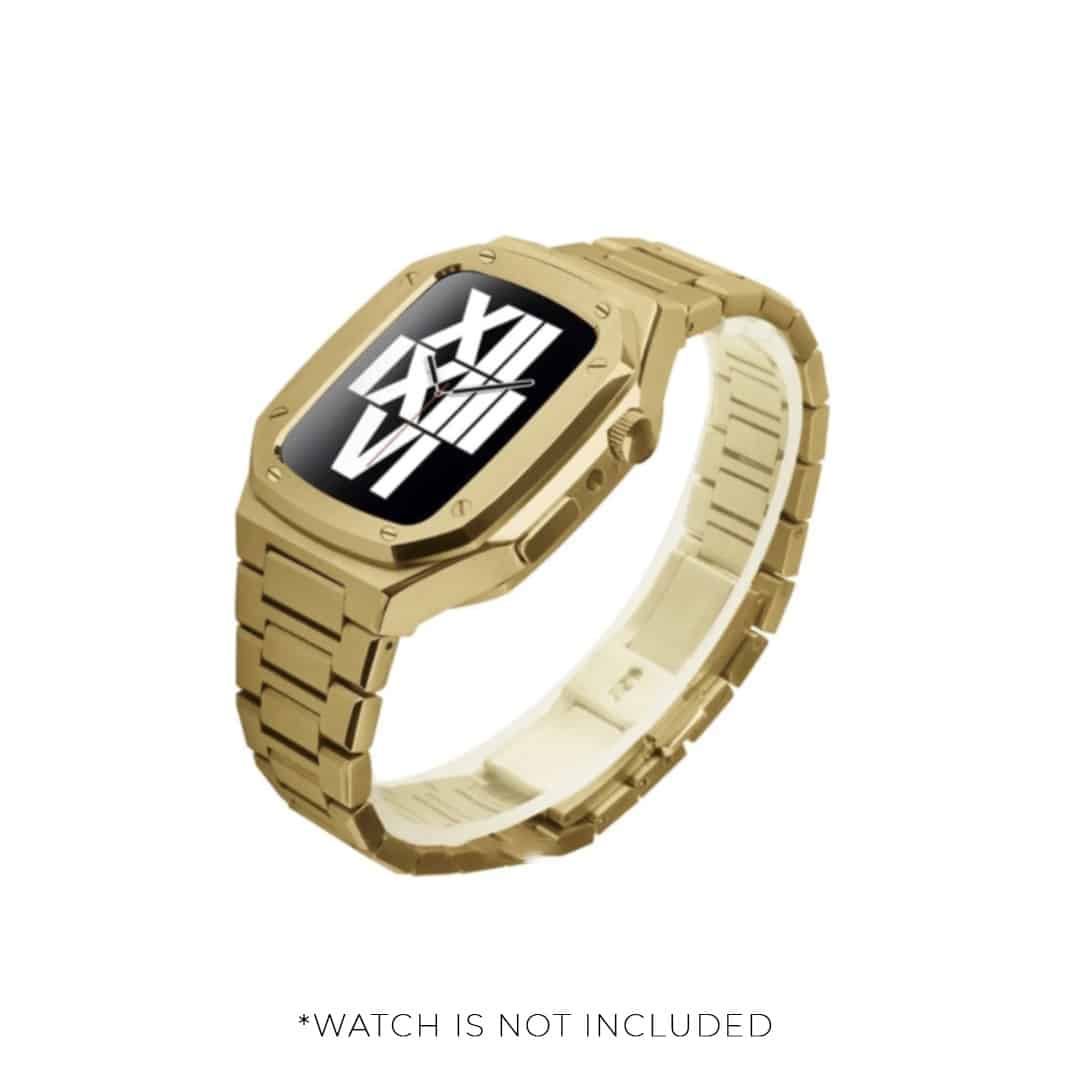 Full Metal Luxury Stainless Steel Case with Metal Belt (44-45MM)