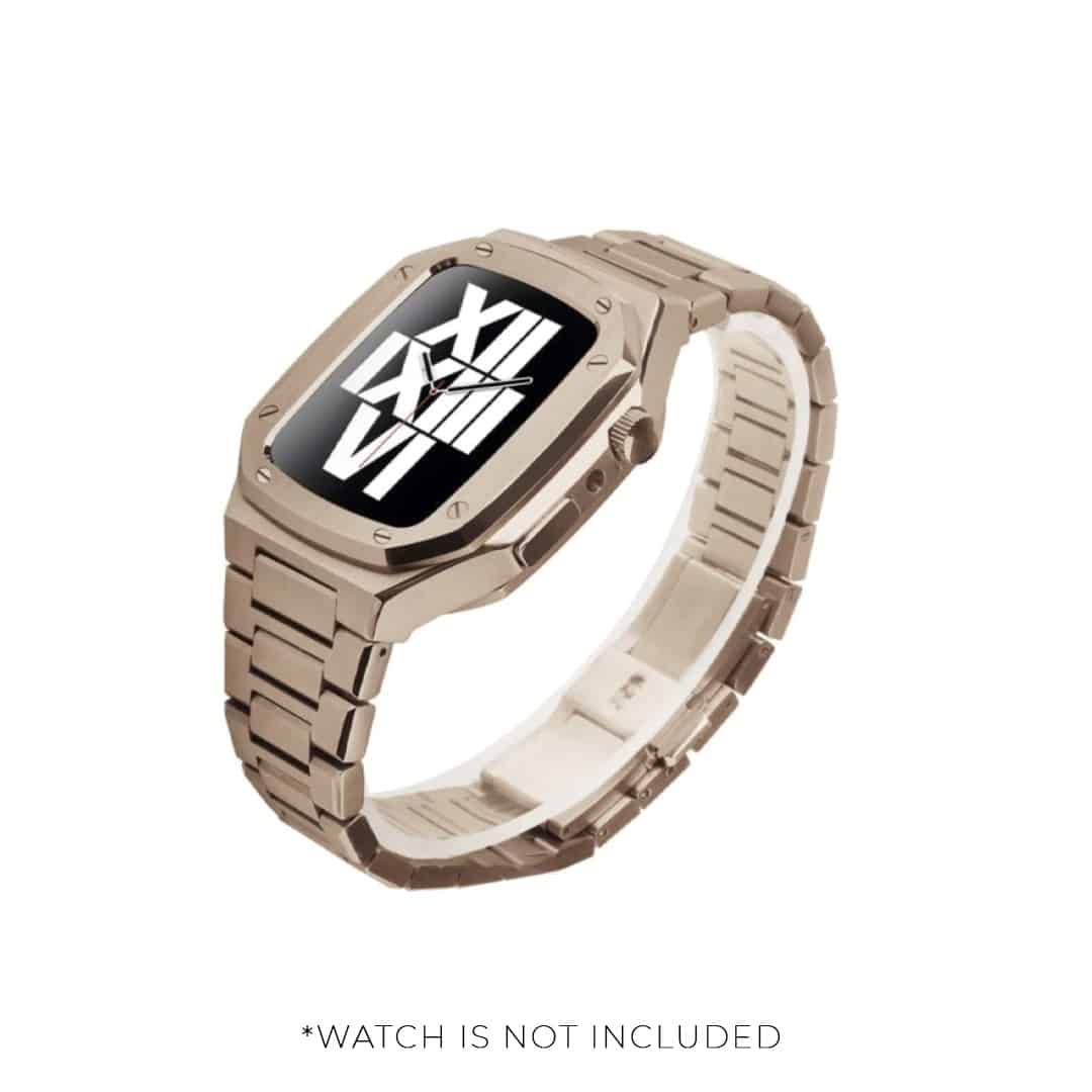 Full Metal Luxury Stainless Steel Case with Metal Belt (44-45MM)