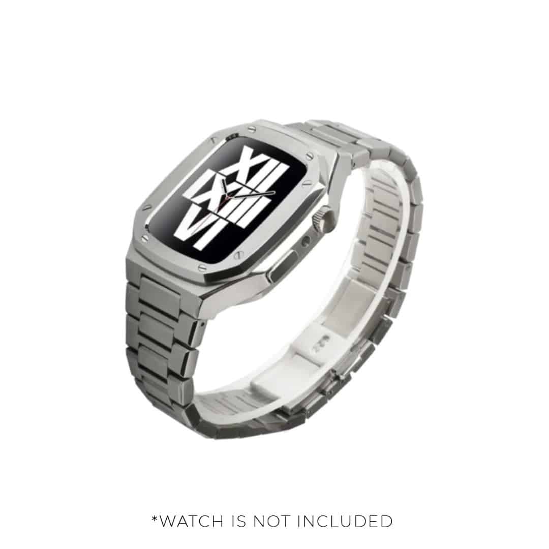 Full Metal Luxury Stainless Steel Case with Metal Belt (44-45MM)