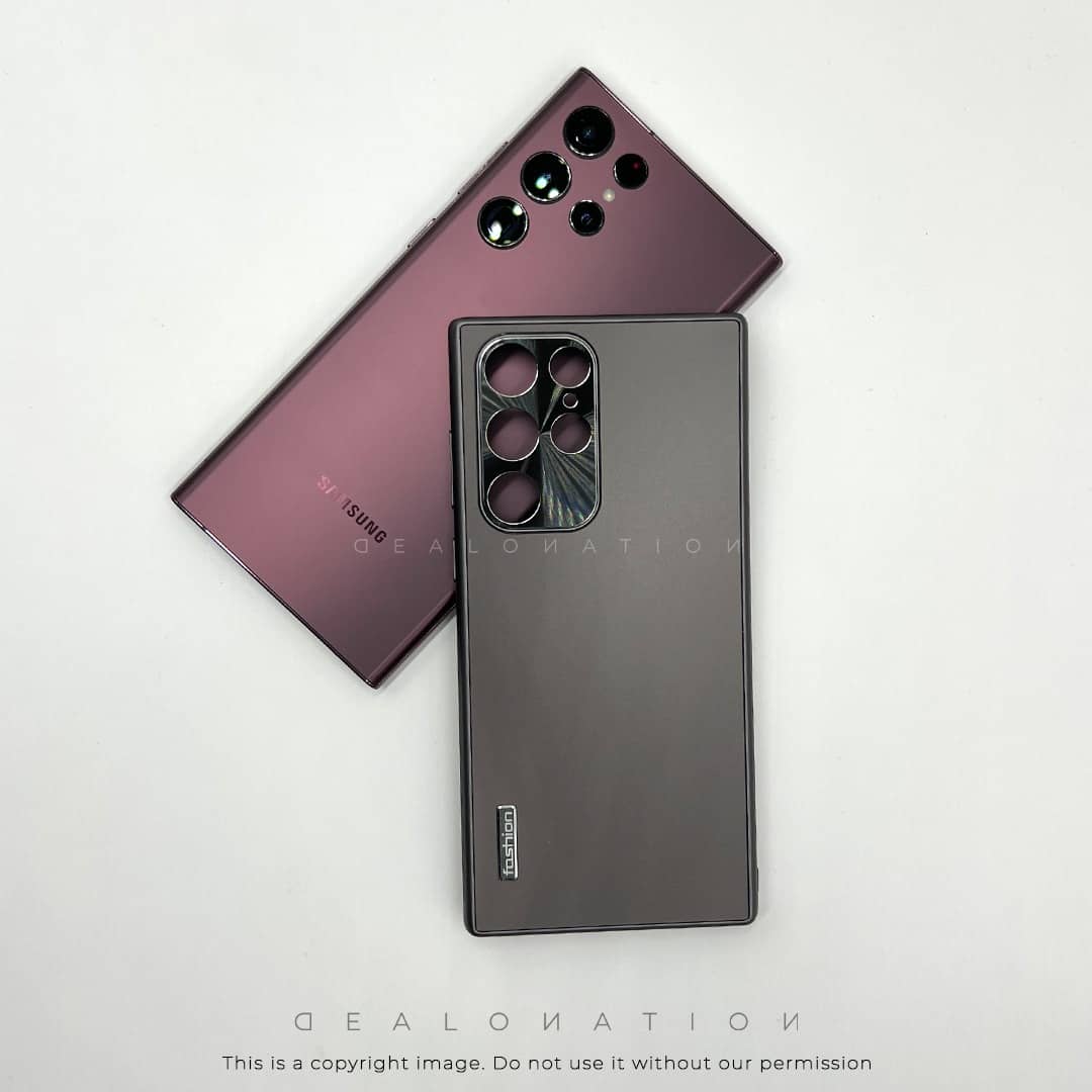 Matte Back with Metal Camera Protection for S22 Ultra