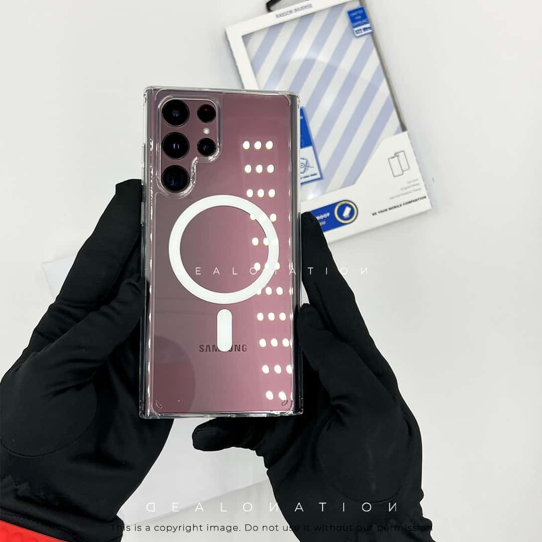 R A I G O R Inverse MagSafe Clear Case S22 Series