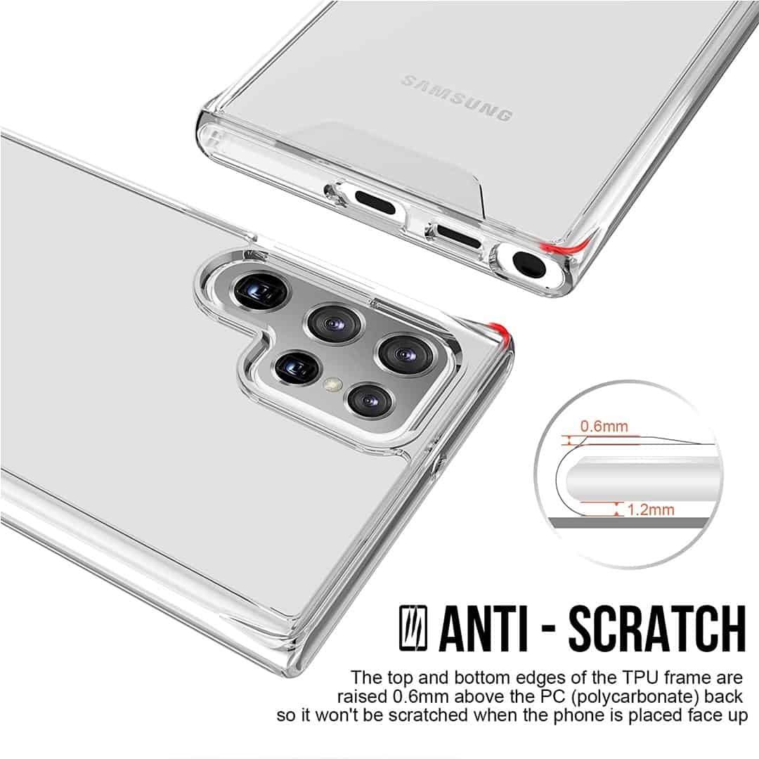 R A I G O R Inverse MagSafe Clear Case S22 Series