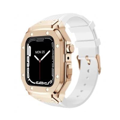 Luxury Stainless Steel Case with Silicon Strap (44-45MM)