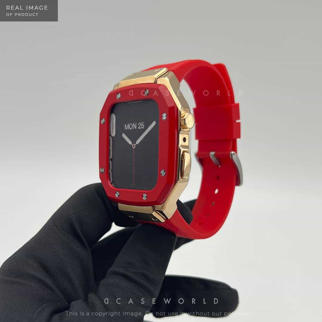 Luxury Stainless Steel Case with Silicon Strap (44-45MM)