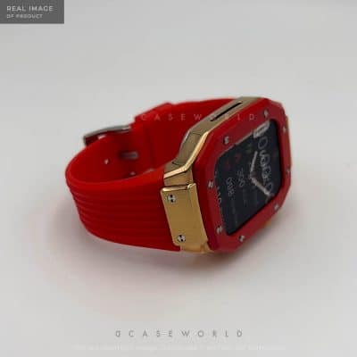 Luxury Stainless Steel Case with Silicon Strap (44-45MM)