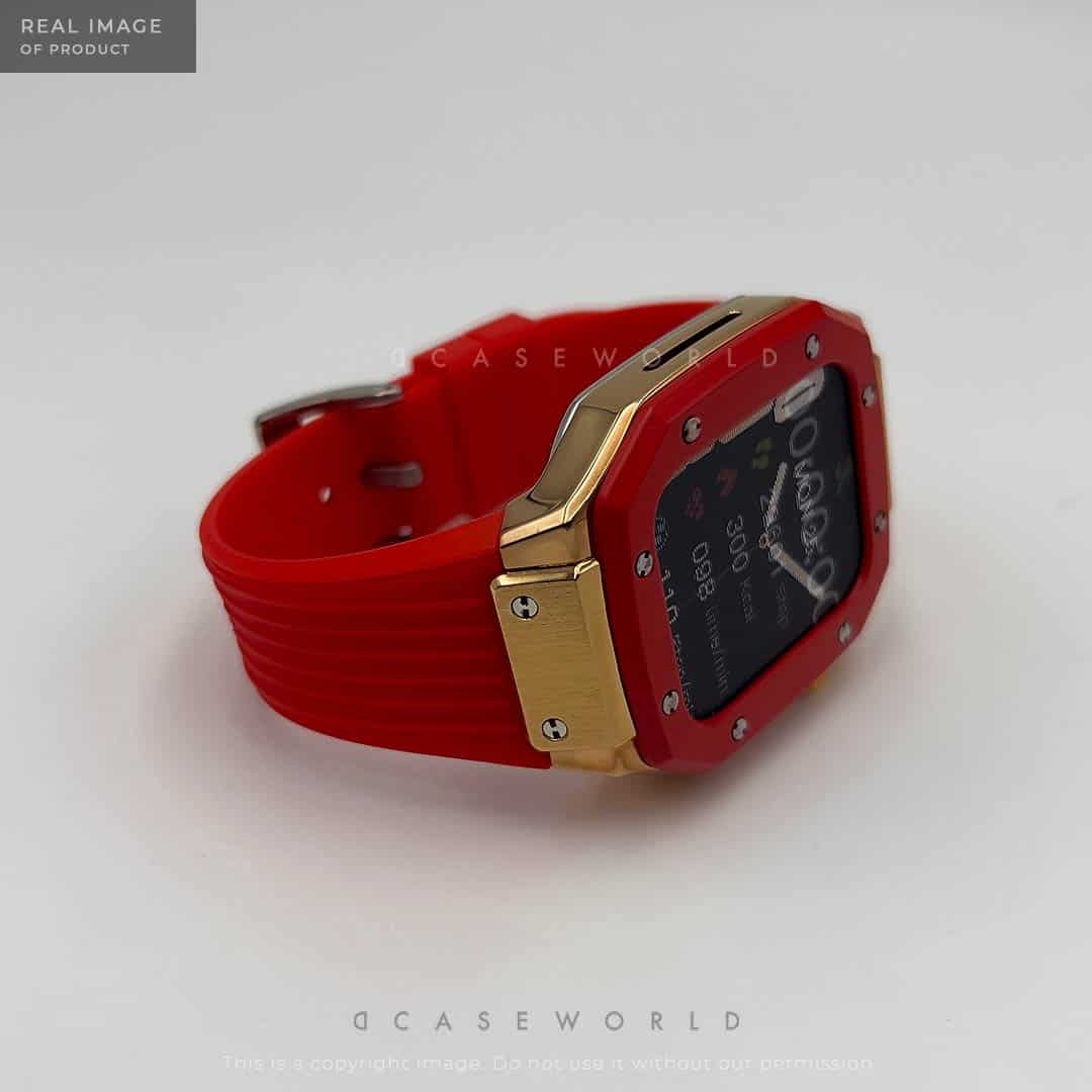 Luxury Stainless Steel Case with Silicon Strap (44-45MM)