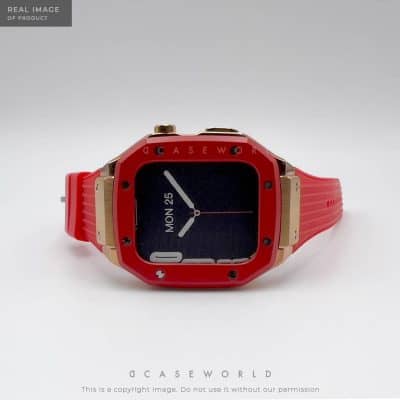 Luxury Stainless Steel Case with Silicon Strap (44-45MM)