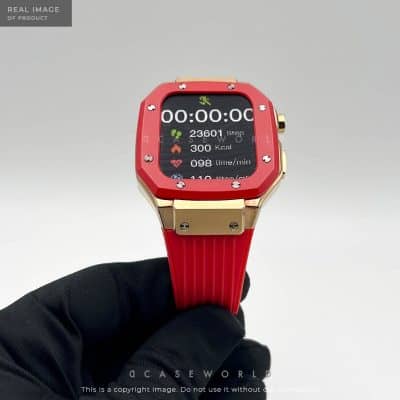 Luxury Stainless Steel Case with Silicon Strap (44-45MM)