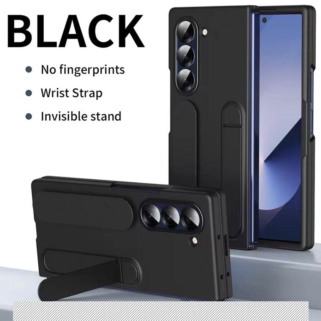 Z Fold Luxe Silicone Wrist Strap Case