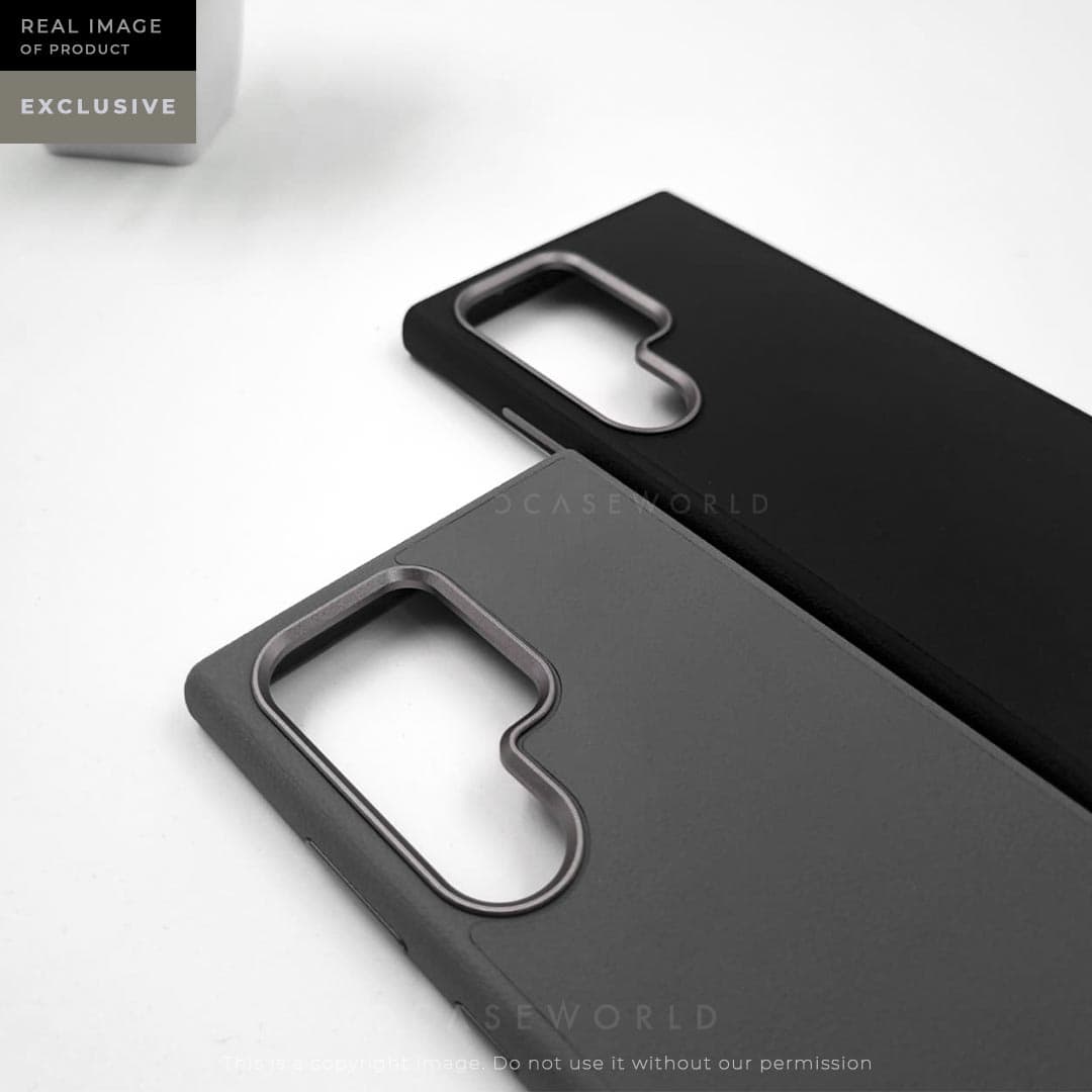 X-LEVEL Magnet Series PC+PU Leather Case with Titanium Camera Ring - S24 Ultra