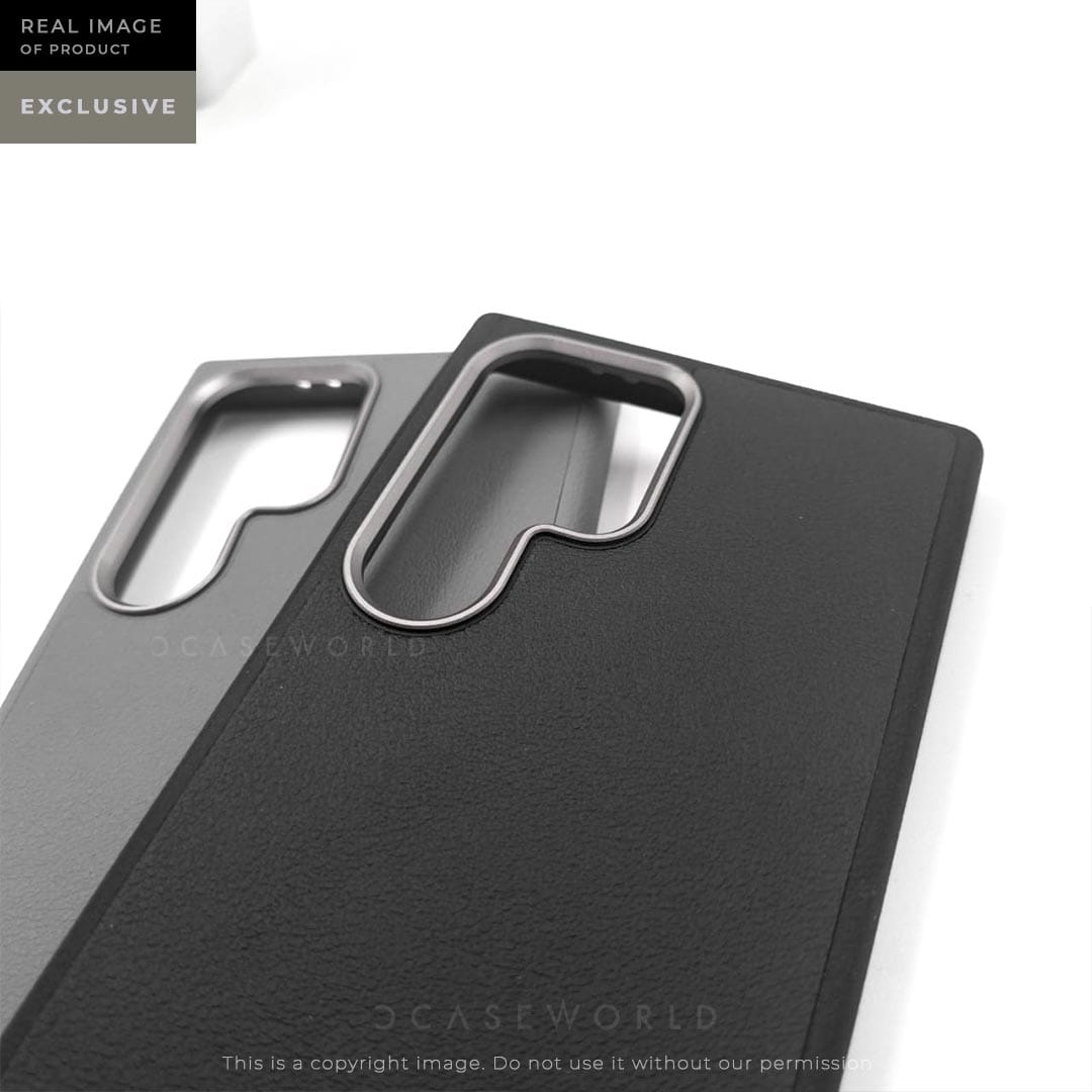 X-LEVEL Magnet Series PC+PU Leather Case with Titanium Camera Ring - S24 Ultra