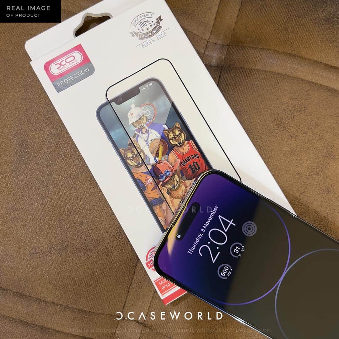 Premium Smooth Finished XO Full Tempered Screen Glass