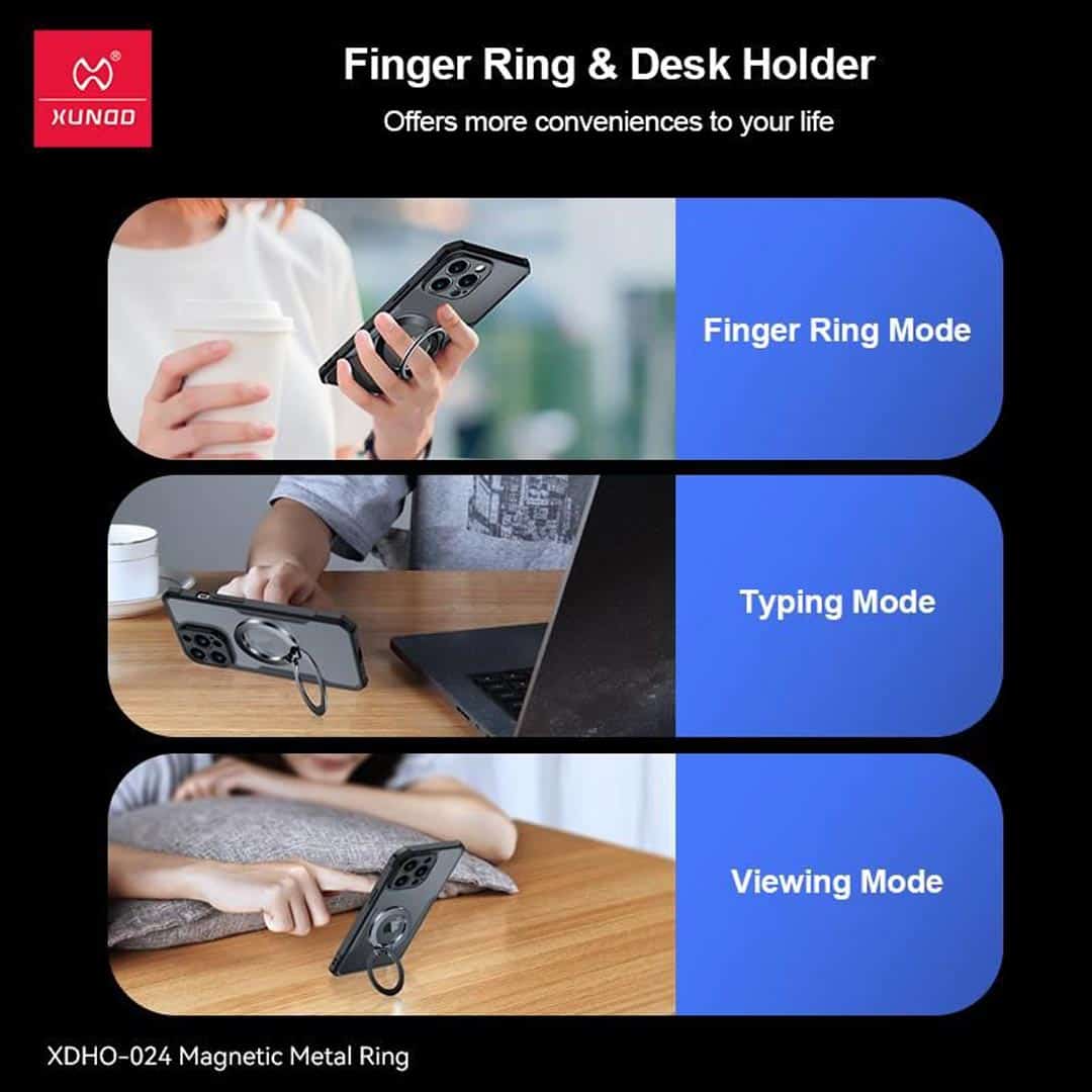 XUNDD Metal Magnetic (MagSafe) Ring Holder 🧲 (ONLY RING)