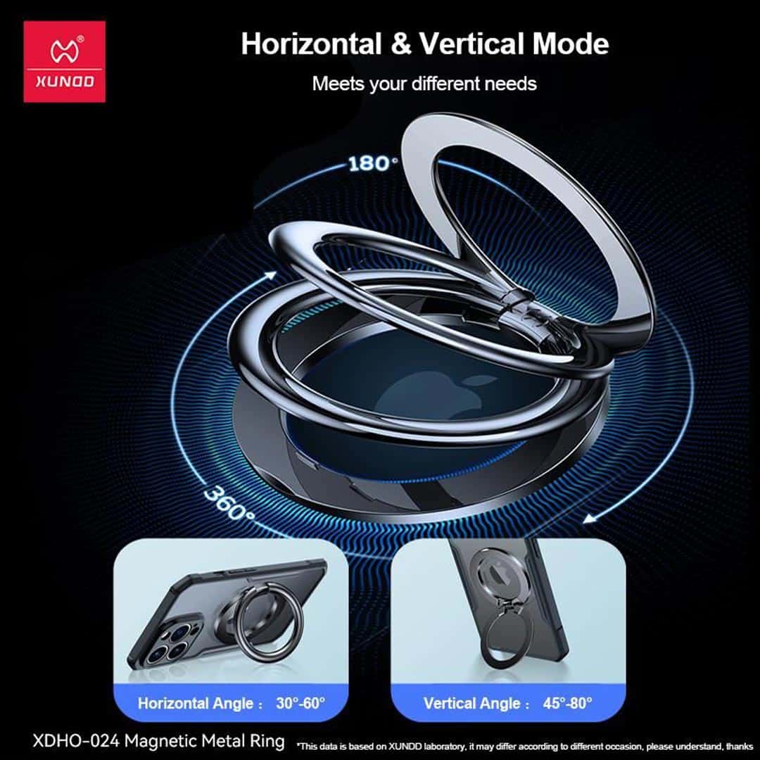 XUNDD Metal Magnetic (MagSafe) Ring Holder 🧲 (ONLY RING)