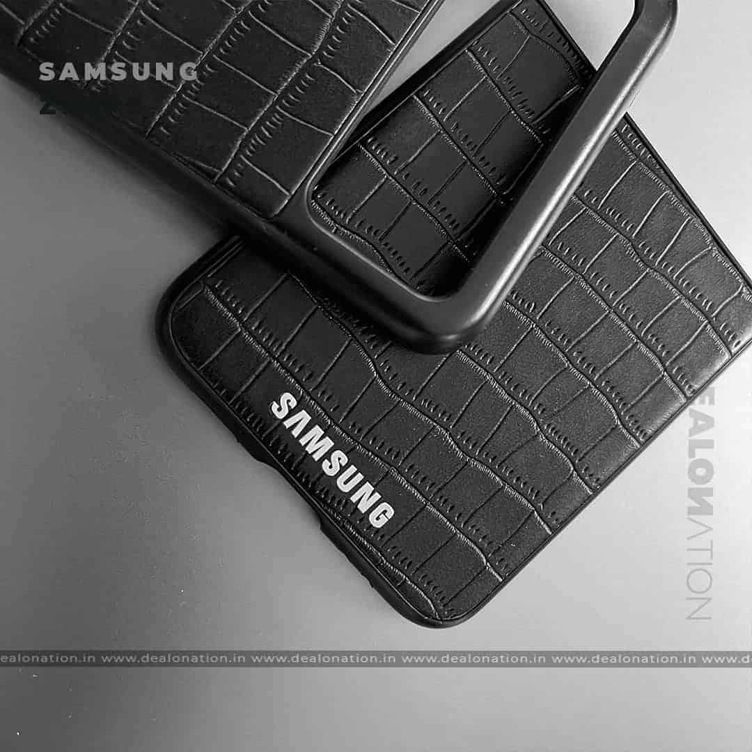 Croco Leather Series Samsung Z Flip 3