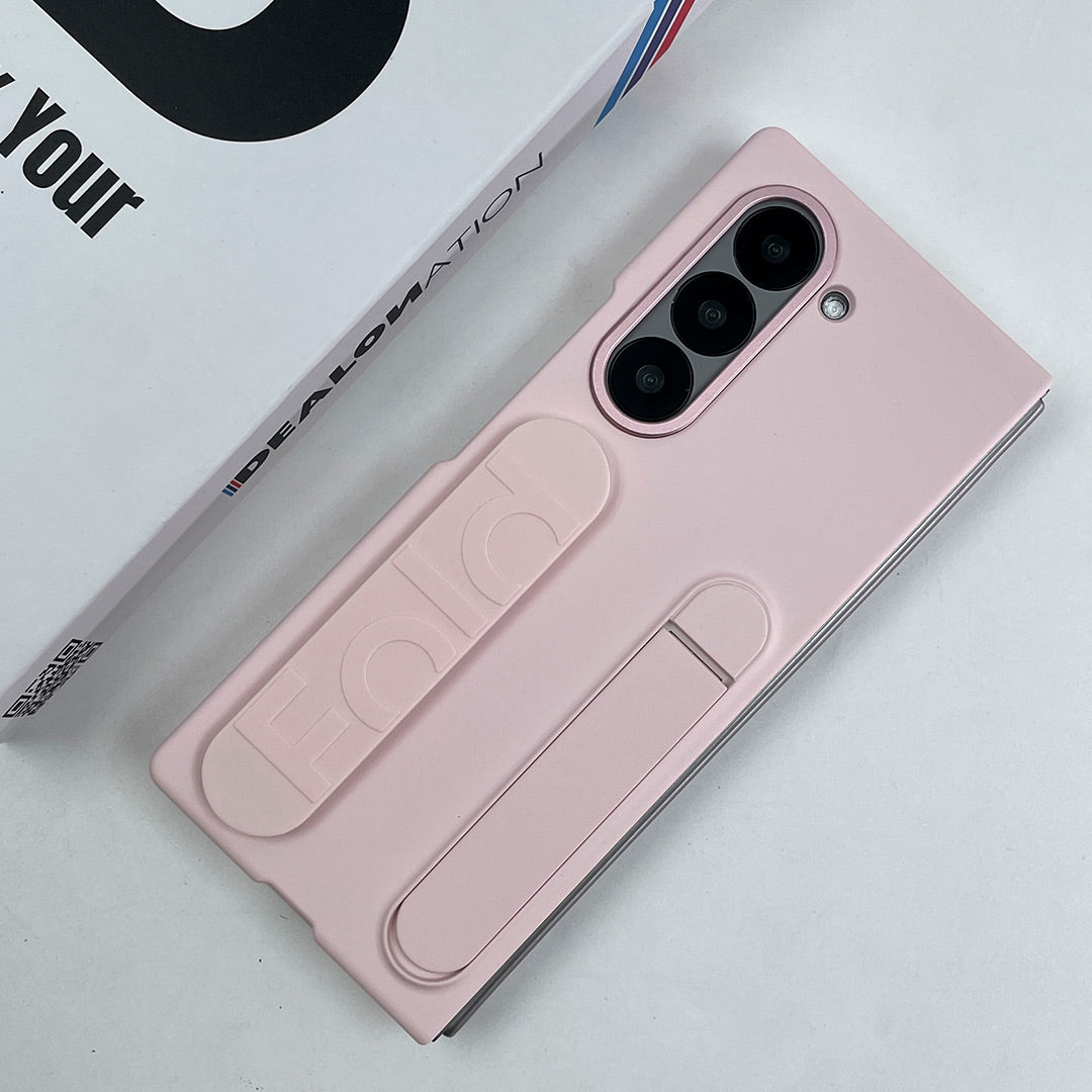 Z Fold Luxe Silicone Wrist Strap Case