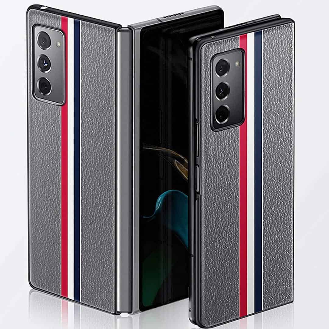 Z Fold 2 Samsung Leather Luxury Case